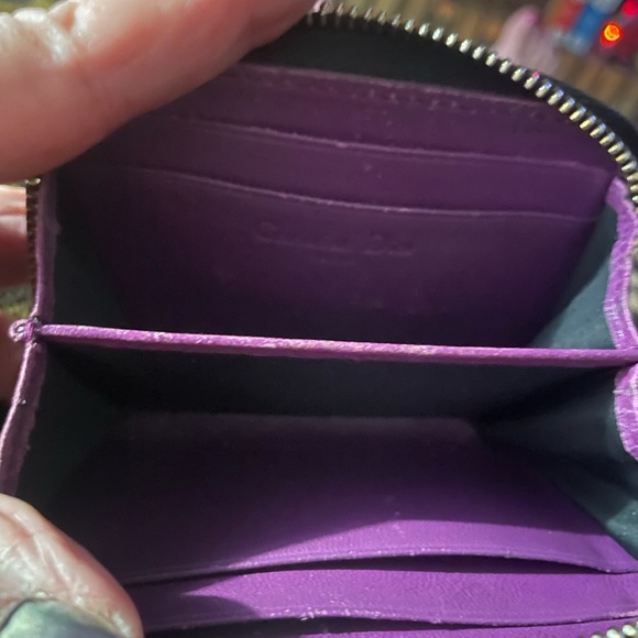 Beautiful Dior zip around wallet brown with Dior all over it - Picture 4 of 7